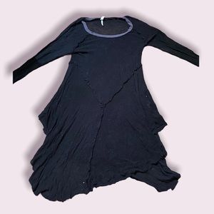 FREE PEOPLE long sleeve patchwork top